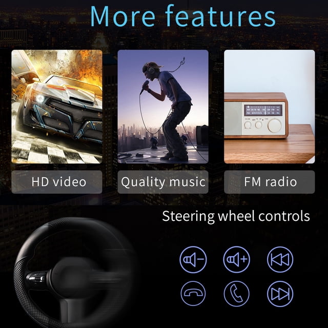 9210S Doble DIN Car Stereo Android 10.1 WiFi GPS FM Radio Receptor Unidad principal JShteea Accesorios para autos y motos
