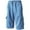 Sky Blue, variant on Ma Croix Men's Comfort Fleece Cargo Sweat Shorts with Drawstring