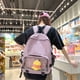 thumbnail image 1 of Mochila de estudiante para mujer, bolsas de libros escolares bonitas portátiles, Bolso para adolescentes (púrpura), 1 of 8