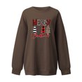 thumbnail image 3 of Qiopertar Blouse de Noël pour Femmes Mode Automne Imprimée Manches Longues Col Rond Pull Décontracté Offres de la Semaine Liquidation à Moins de 5$ jusqu'à 90 % de Réduction, 3 of 5