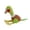 Green, variant on Plush Squeaky Bird Dog Toy, Soft Stuffed Pet Chew Toy for Teeth Cleaning and Interactive Indoor Playing, Blue