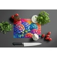 thumbnail image 3 of Carolines Treasures DAC1440LCB 15 x 12 in. Hydrangeas in Color Glass Cutting Board - Large, 3 of 5