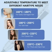 Flat Iron Hair Straightener, 1.75 Inch Negative ion Straightening for Straight hair