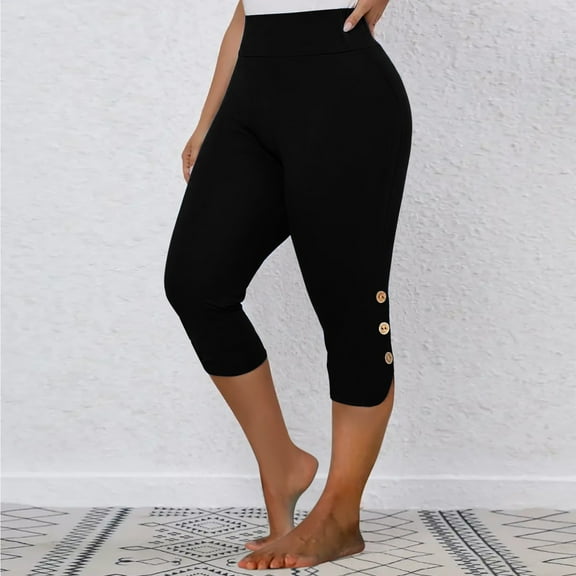 jjayotai Womens Long Pants Clearance Women's Slim Yoga Solid Color Comfortable Casual Sports Pants Capris