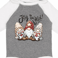 thumbnail image 4 of Inktastic Joy to the World Christmas Gnomes Boys or Girls Long Sleeve Baby Bodysuit, 4 of 5