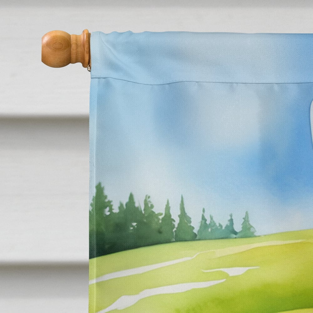 Weimaraner Easter Egg Hunt House Flag 28 in x 40 in