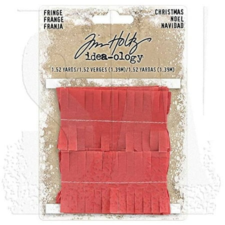 Halloween Idea-ology, Christmas Fringe, This item is used for Scrapbook, Card Making, Paper Crafting & Mixed Media. By Tim Holtz