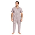 thumbnail image 1 of Pijama Franela Tatys Fashion Conjunto camisa y Pantalón color tinto, 1 of 2
