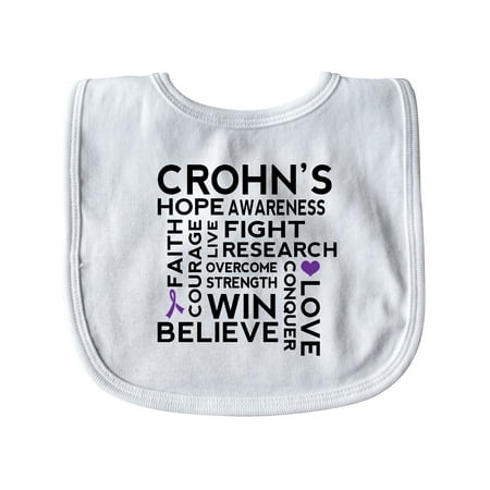 

Inktastic Crohns Disease Awareness Gift Baby Boy or Baby Girl Bib