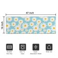 thumbnail image 5 of Blue White Flower Pattern Door Rugs,Washable Non Slip Door Mats Indoor,Decorative Door Mats,Entry Mat Indoor for Entrance,Bedroom,Kitchen,Bathroom,16"x47", 5 of 6