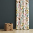 thumbnail image 4 of Floral Pattern Curtains, Boho Chic Wildflower Watercolor Drapes, Blackout Curtain for Door Patio Window Living Room Bedroom Closet, 4 of 7