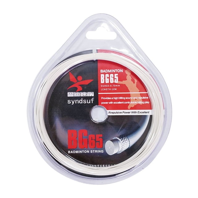 Soidarity Cuerda de raqueta de bádminton de múltiples capas, volante antielasticidad a prueba de golpes, línea de nailon, suministros deportivos, Ropa Deportiva, Zapatos Blanco Soidarity OD002565-01B