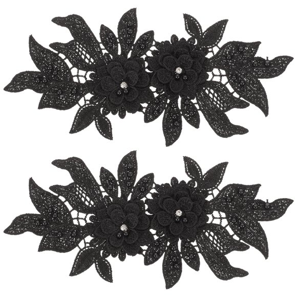 2Pcs Sewing Patches Decorative Iron On Patches Embroidery Patches Clothing Sewing Patches