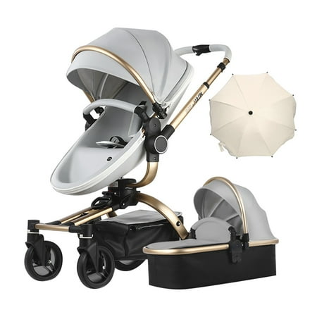 Max of Aulon Baby Stroller 360° Rotation Luxury Pram Wagon Stroller Newborn Bassinet Pram