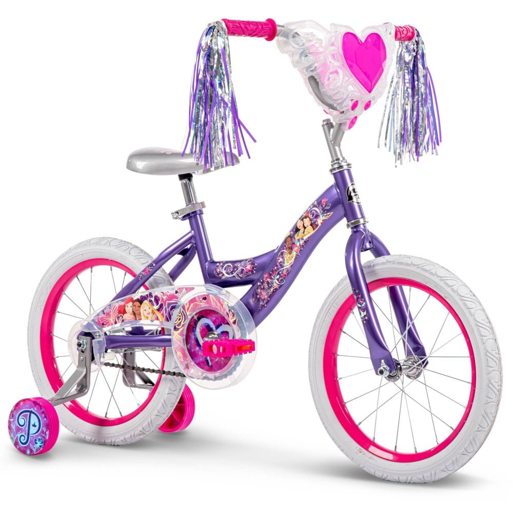 Huffy Disney Frozen II 16 Kids Bike with Training Wheels Elsa Princess Bicycle White Walmart