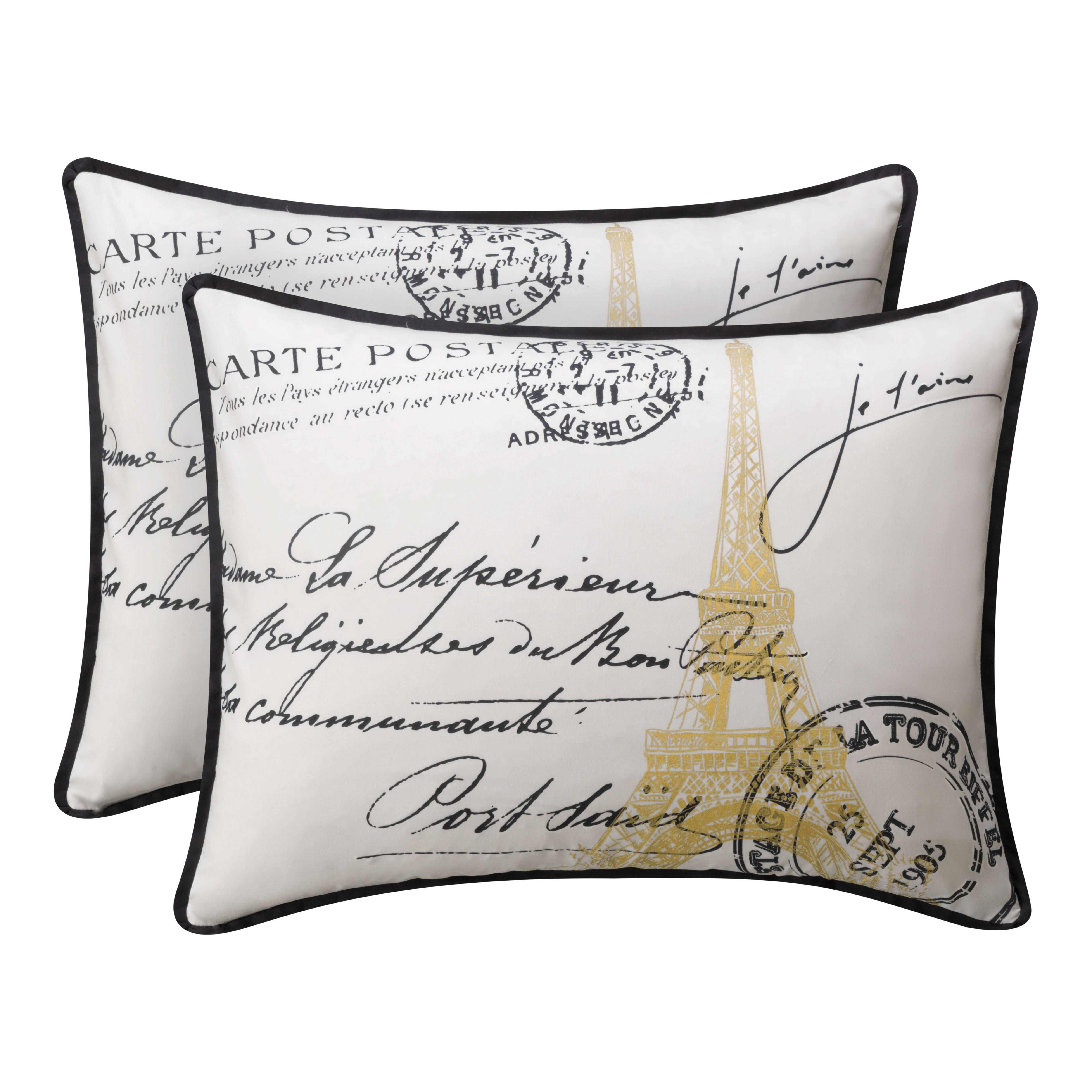 CASA Paris Gold 7 Piece Comforter Set, Available in Multiple Sizes