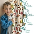 thumbnail image 3 of Blackout Kids Curtains,Brown Mushroom Leaf Light Pattern Childrens Insulated Curtains Set Of 2,Bedroom Essentials,Toddler Room Decor 42"x63", 3 of 5