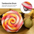 thumbnail image 4 of EeaseCA 8 Inch Adult Beating Drum Performance Double Row Tambourine, 4 of 7