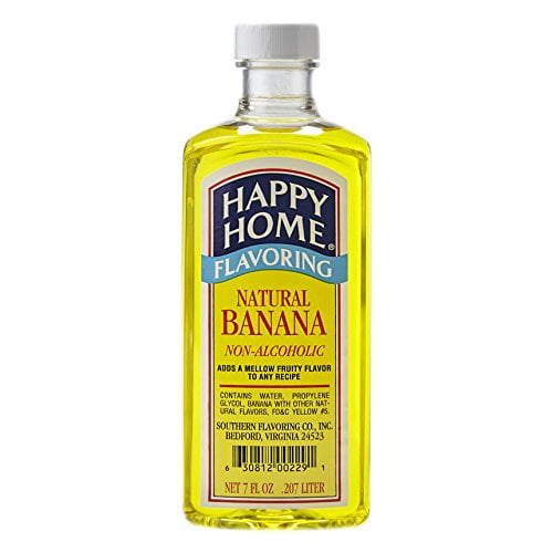 Happy Home Flavoring Natural Banana 7 Fl. Oz.