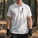 thumbnail image 2 of Mens Casual de Manga Corta Botón Abajo Camisas de Malla Elástica de Bolsillo Cuello de Vuelta de Verano, Camisas de Manga Corta para Hombre con Bolsillo, 2 of 8