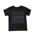 thumbnail image 4 of DeHolifer Girls T Shirts Casual Short Sleeve Kids Soft Heart Printed Tunic Tops Loose Summer Tees Blouses Black,140, 4 of 5