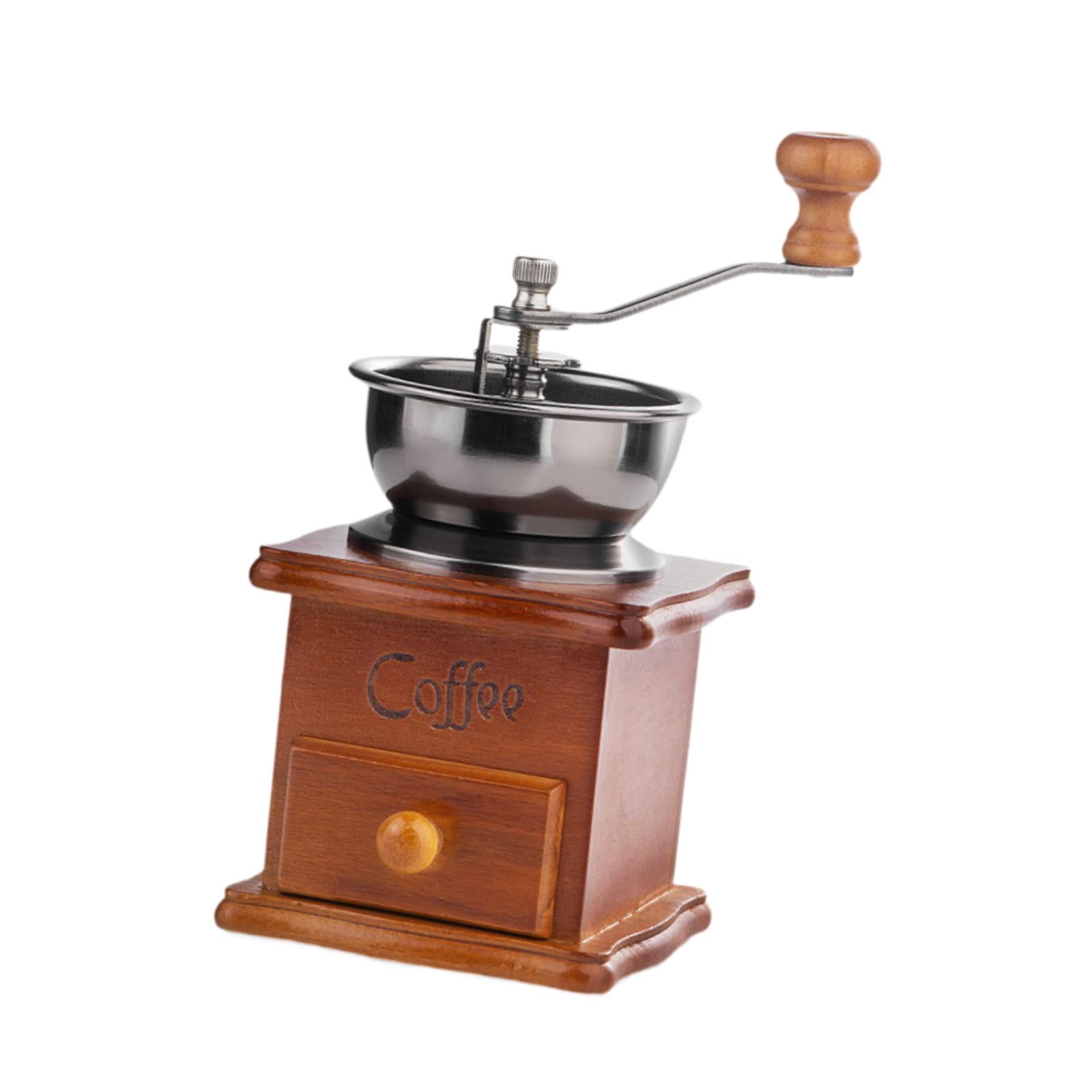 Fiocias Burr Grinder Portable Coffee Utensils Conical Burr Mill Hand Coffee Grinder Hand