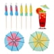thumbnail image 1 of 100 Pcs Mini Paraguas para Bebidas, Palillos de Cóctel de 3.9 Pulgadas, 1 of 6