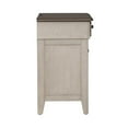 thumbnail image 4 of Pemberly Row Modern 3 Drawer Night Stand w/ Charging Station, 4 of 13