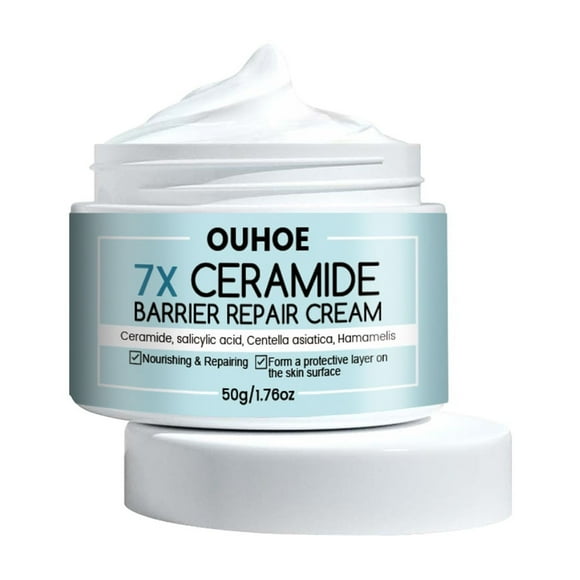 Ceramide Face Cream - A Simple Moisturiser with Ceramide, Hydrating Moisturiser for All Skin Types: Vegan Face Cream for Dry Skin & Moisturiser for Oily Skin, 50g