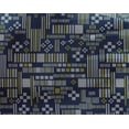 thumbnail image 4 of oneOone Georgette Viscose Fabric Stripe & Square Geometric Â Printed Craft Fabric BTY 42 Inch Wide, 4 of 4