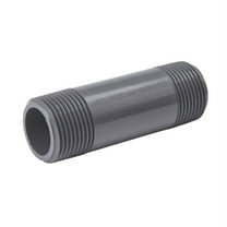 405-060 Pipe Fitting, PVC Nipple, Schedule 80, 1 x 6-In. - Quantity 10