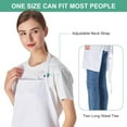 thumbnail image 6 of Pakyozj 2 Pack 3 Pockets Adjustable Bib Apron Chef Kitchen Cooking Aprons for Women Men, 6 of 7