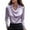 Purple, variant on ZHENHONG T Shirts for Women,Casual Elegant Cowl Neck Satin Blouse Plain Drop Shoulder Long Sleeve Work Shirt,Black Women Blouses