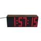 thumbnail image 2 of Reloj de escritorio de pared con despertador digital LED gigante de 6 dígitos (rojo, versión de 6 dígitos), 2 of 5