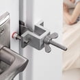 thumbnail image 4 of Heavy Duty Door Lock Portable Security Lock Travel Friendly Door Lock Aluminum, 4 of 5