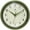 Olive Green, variant on Infinity Instruments Retro Round Metal Wall Clock, Olive Green 9.5"