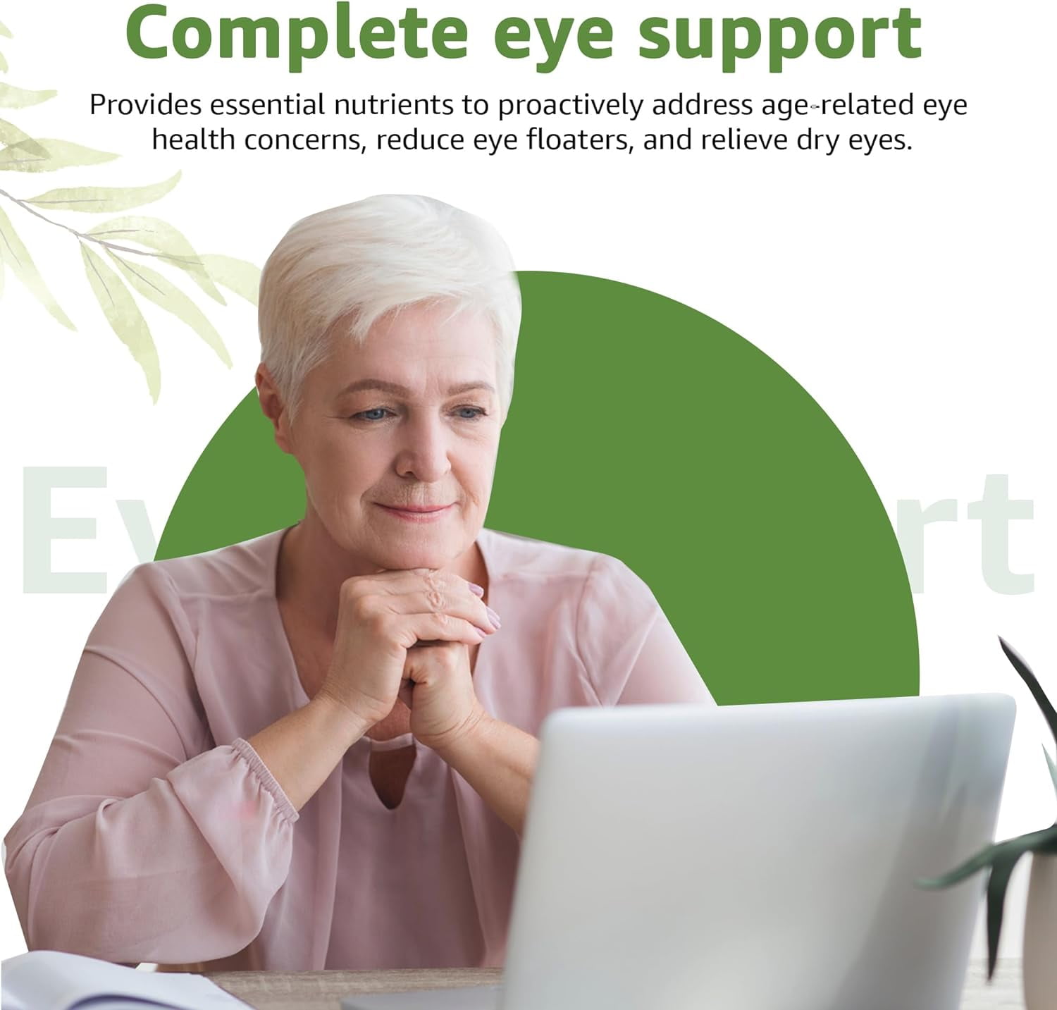 Bodymune EyeCare Organic Eye Supplement | Vision Restore | Lutein | 60 ...