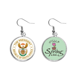 thumbnail image 1 of África del Sur África emblema Colgante decorativo temporada pendientes de primavera joyas Unbranded M, 1 of 3