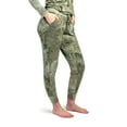 thumbnail image 2 of Hello Mello Dyes The Limit Lounge Joggers Soft Tie Dye Pajama Pants, Green (Women's), 2 of 5