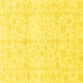 thumbnail image 1 of Ahgly Company Indoor Square Oriental Yellow Traditional Area Rugs, 3' Square, 1 of 4