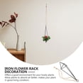 thumbnail image 3 of unbranded 2Ud Estante Decorativo De Metal Negro Para Plantas De Aire Con, 3 of 8