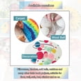 thumbnail image 3 of 10 Bundle Handmade Latch Hook Yarn For Latch Hook Starter Beginners - White, 6cm, 3 of 8