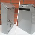 thumbnail image 3 of Buzón de correo con cerradura para puerta, buzón vintage, buzón de periódicos resistente a la lluvia, 3 of 7