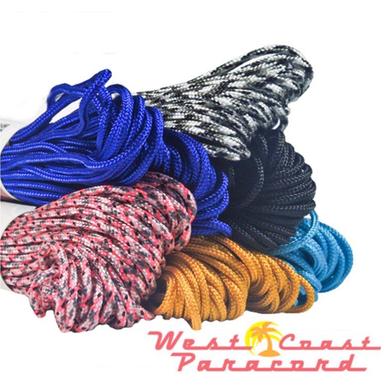 West Coast Paracord 95 Paracord - Available in A Variety of Colors & Lengths - Lightweight and Ideal for Sewing, Beading, Weaving, Size: 100, Silver