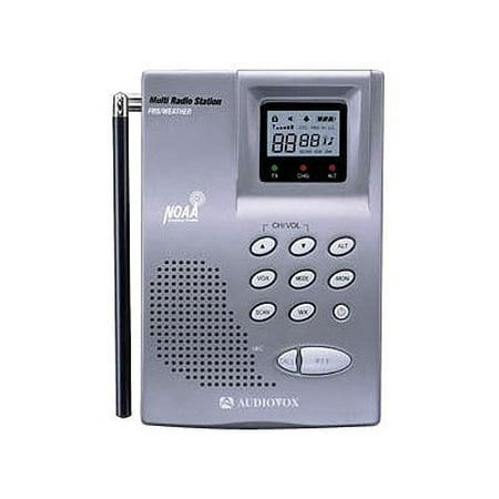 Audiovox FRS1000 Base Station - Stationary - two-way radio - FRS - 14-channel - silver