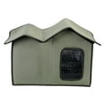 thumbnail image 5 of DOLITY Stray Cats Shelter Weatherproof Winter Puppy Kitten Sleeping Tent for Feral Cats Dogs Outdoor Cat House for Outdoor Courtyard Pets Supplies ,50x41x38cm, 5 of 7