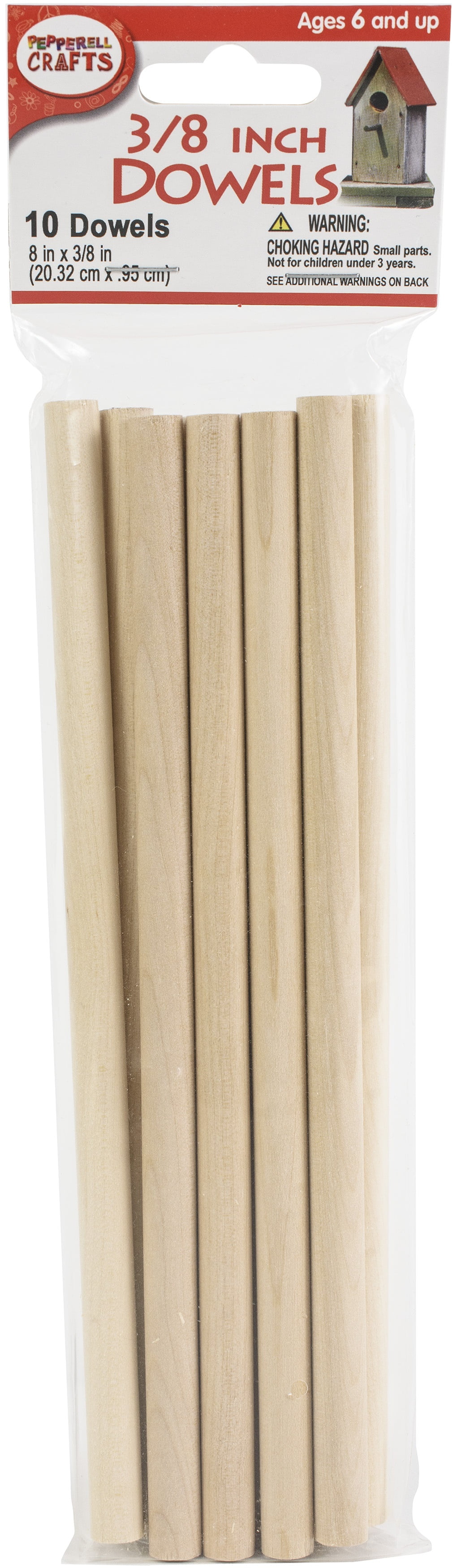 Dowels 3/8'X8' 10/Pkg
