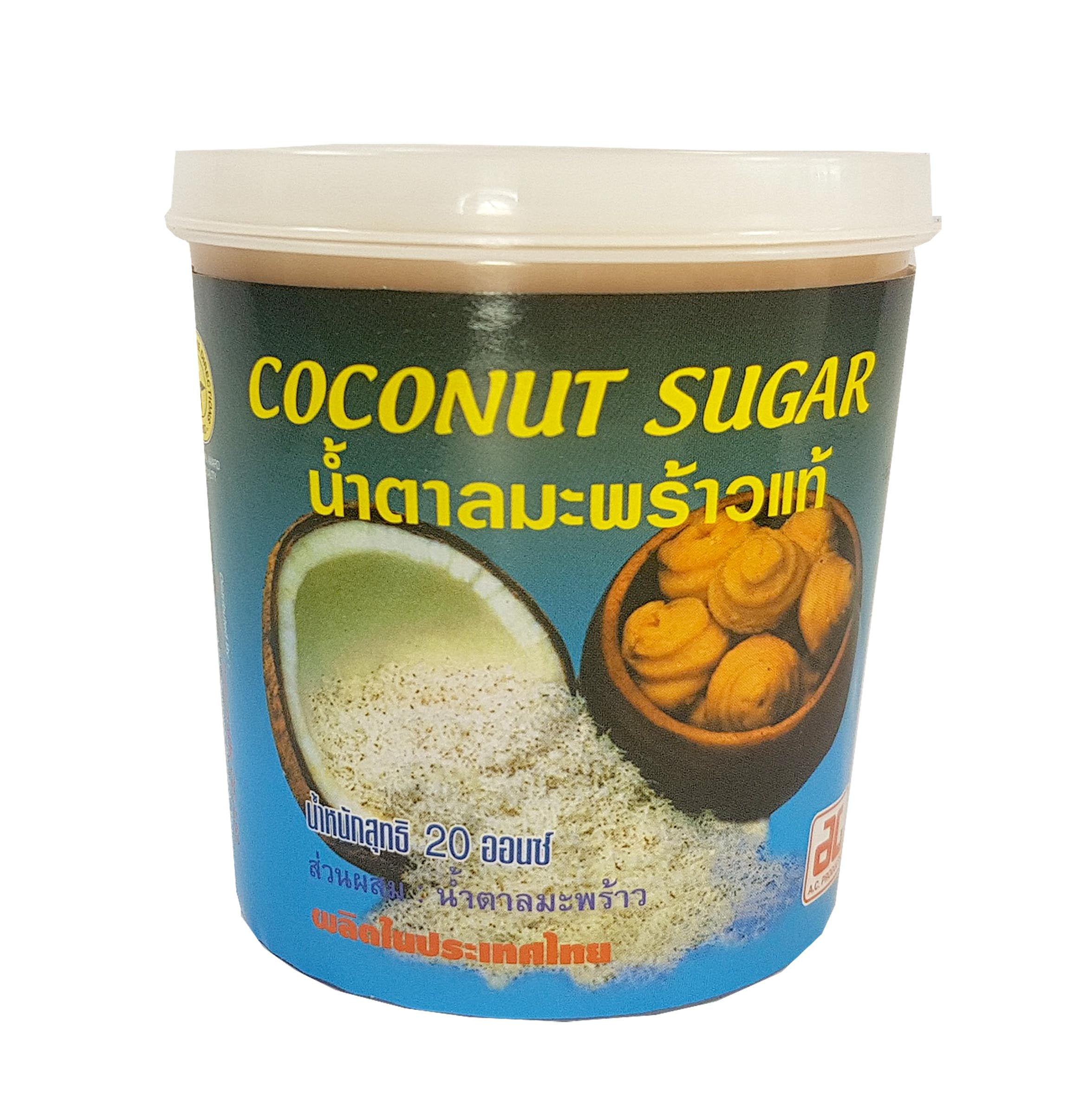 Thai Coconut Palm Sugar by AC 20 Oz. (Pack of 2)