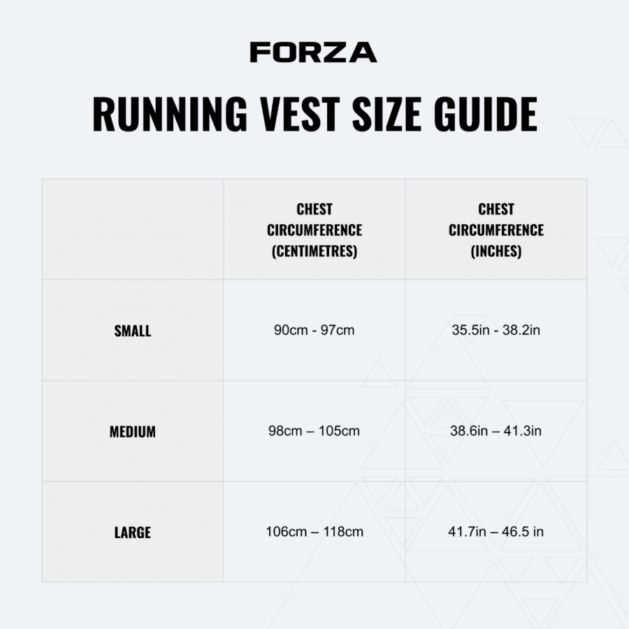 FORZA Running Vest [3 Sizes] | Lightweight Unisex Fit with Soft Flask Pockets Reflective Trim and Adjustable Straps – Ideal for Trail Running Walking Jogging and Cycling