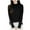 Black Sweaters, variant on Htigea Womens Mock Neck Sweater for Women Fall Winter Base Layer Shirt Solid Long Sleeve Pullover Thin Knit Tops Black S